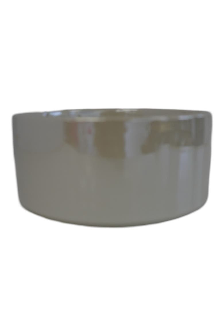 Luigi Luxe Dog Bowl, Alternate, color, WHITE