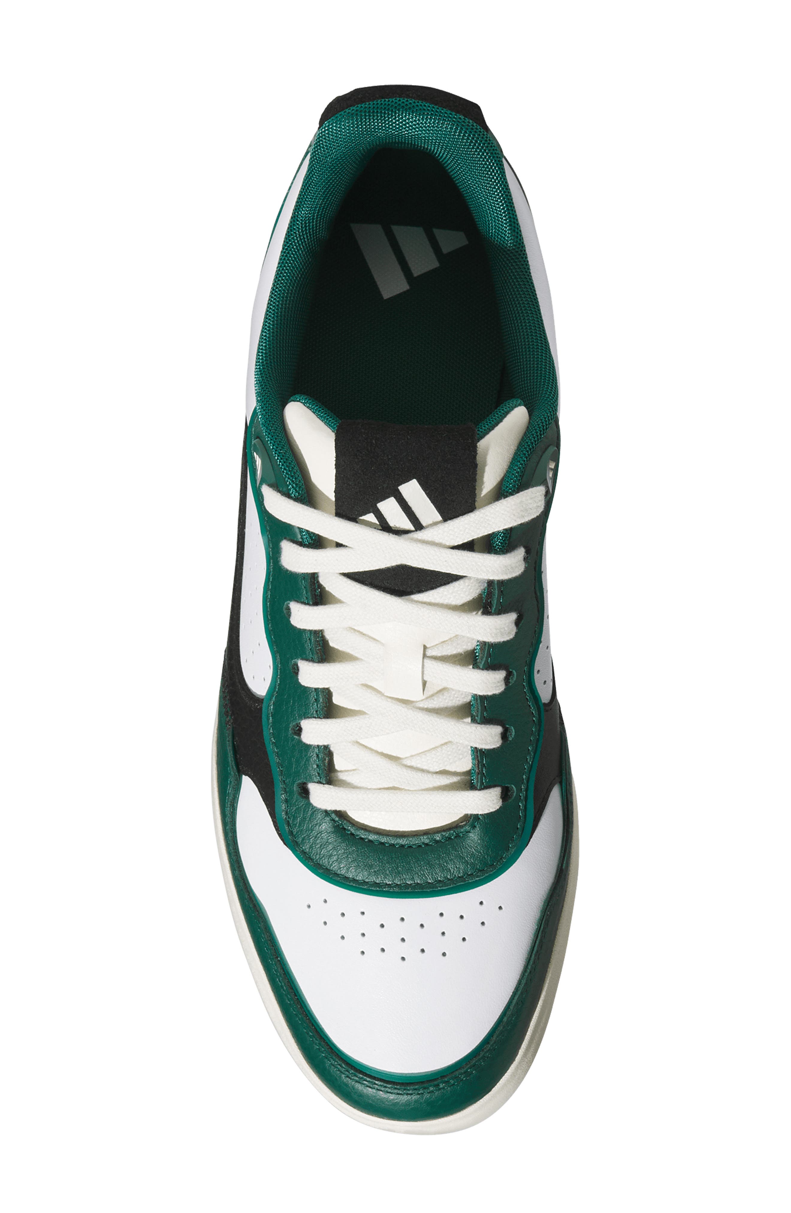 adidas Retrocross 25 Spikeless Golf Shoe, Alternate, color, White/ Collegiate Green/ Black