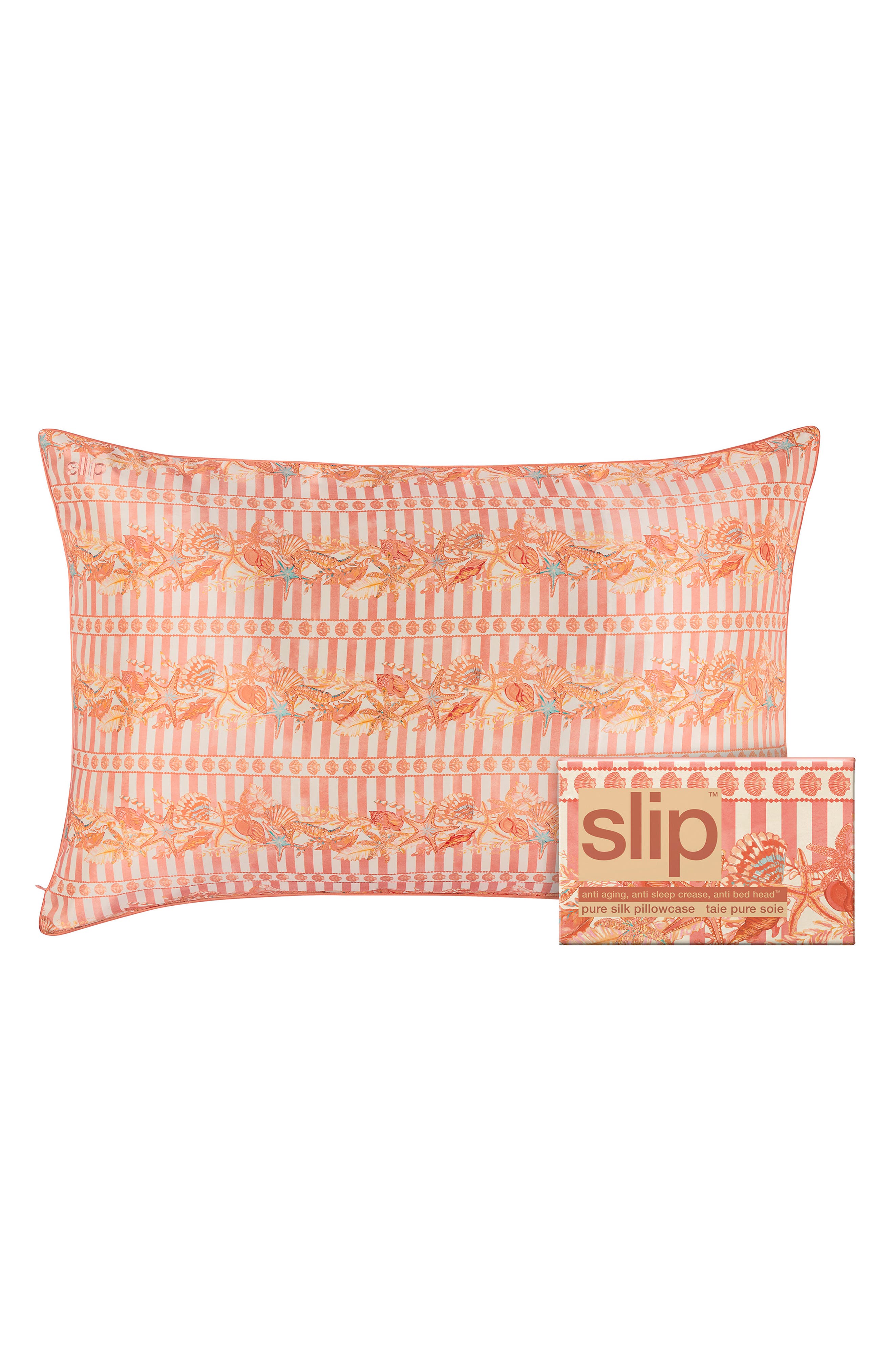 slip Seashell Queen Silk Pillowcase