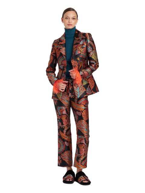 24/7 Pants Jacquard Sicomore Black