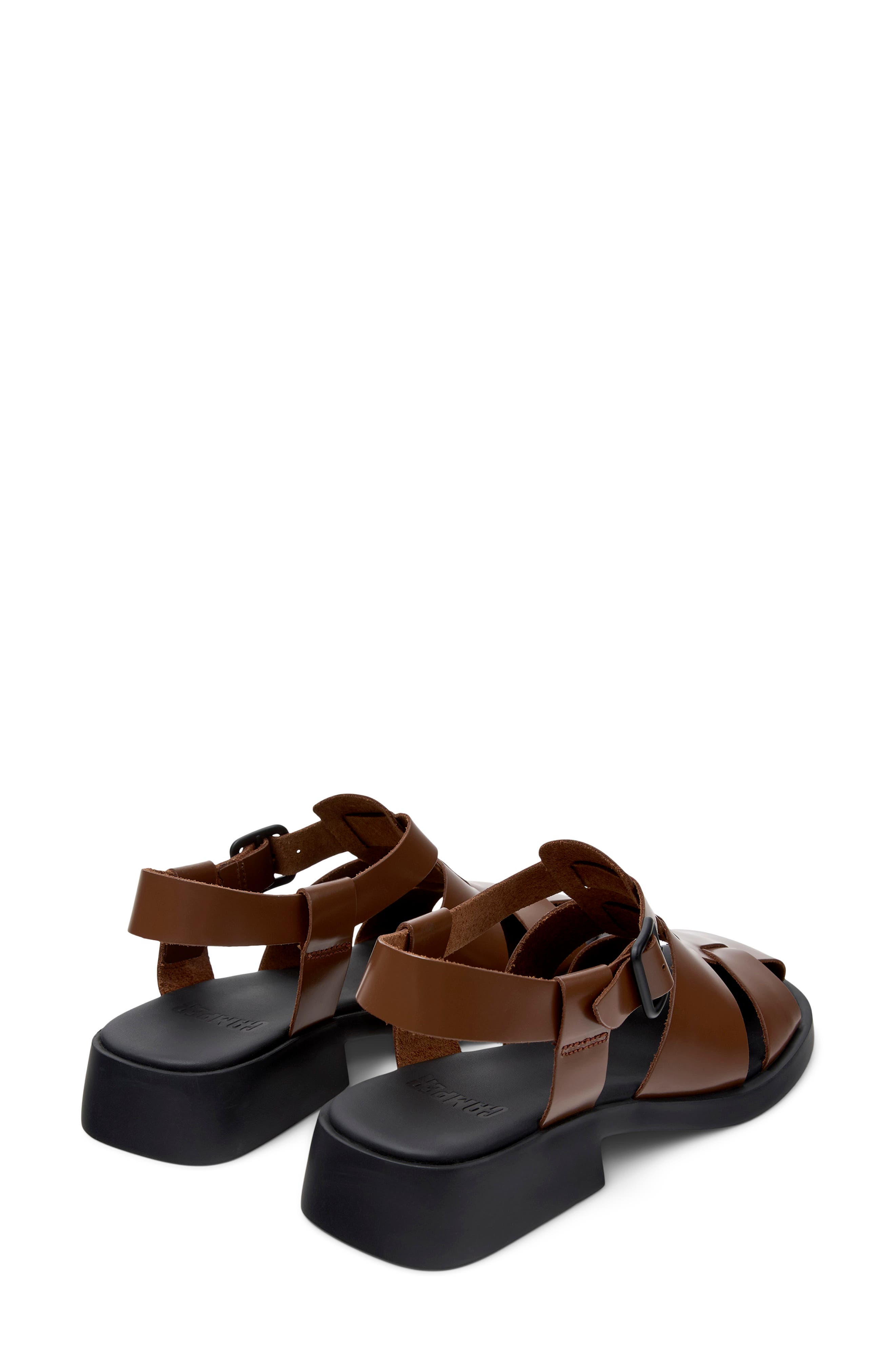 Camper Dana Fisherman Sandal, Alternate, color, Medium Brown