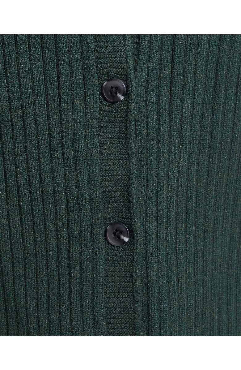 Draper James Luxe Cropped Rib Cardigan, Alternate, color, Sycamore