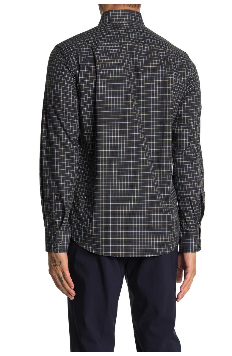 Scott Barber Cotton Check Button-Down Shirt, Alternate, color,