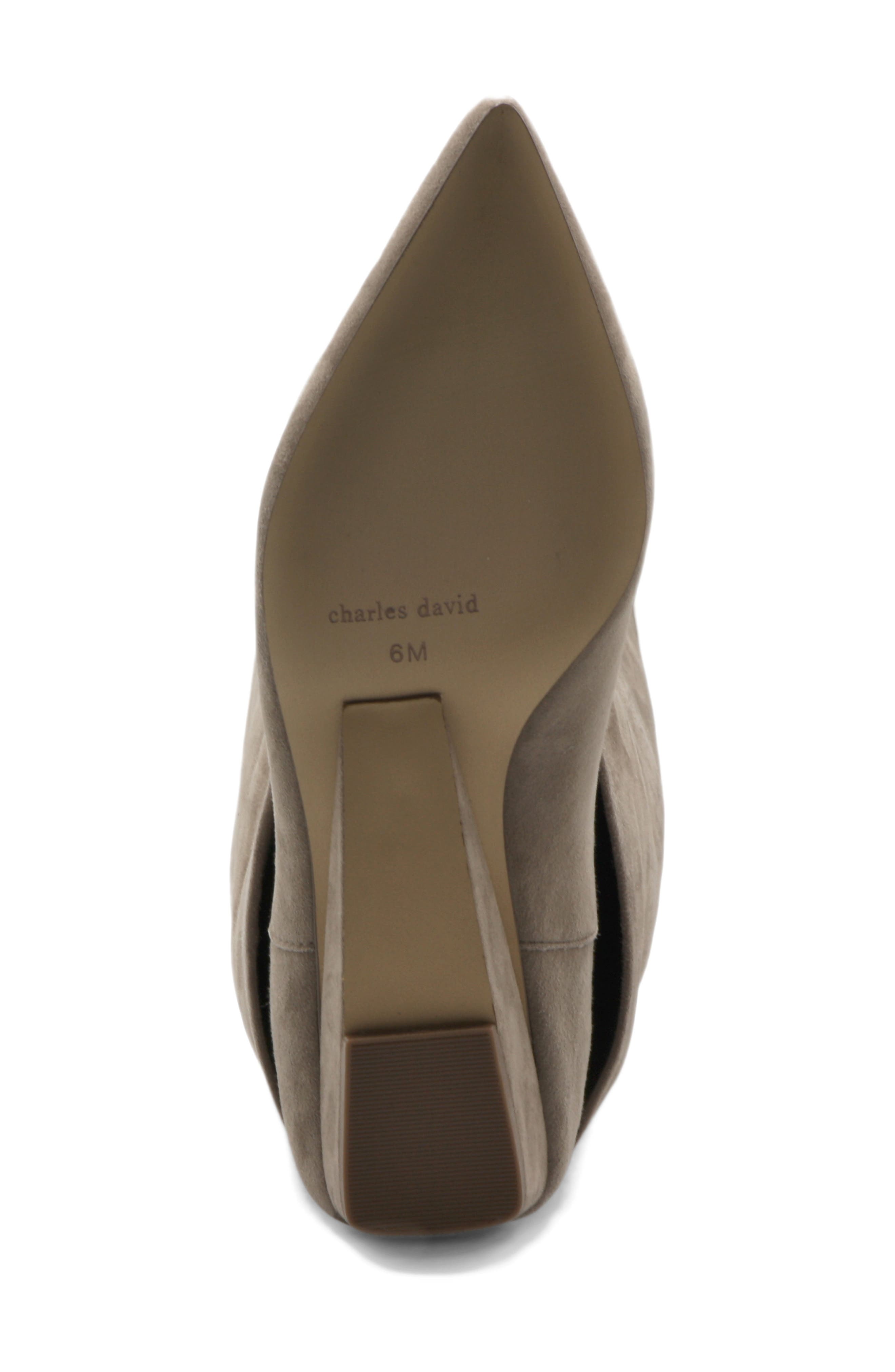 Charles by Charles David Perez Knee High Wedge Boot, Alternate, color, Truffle-Ks