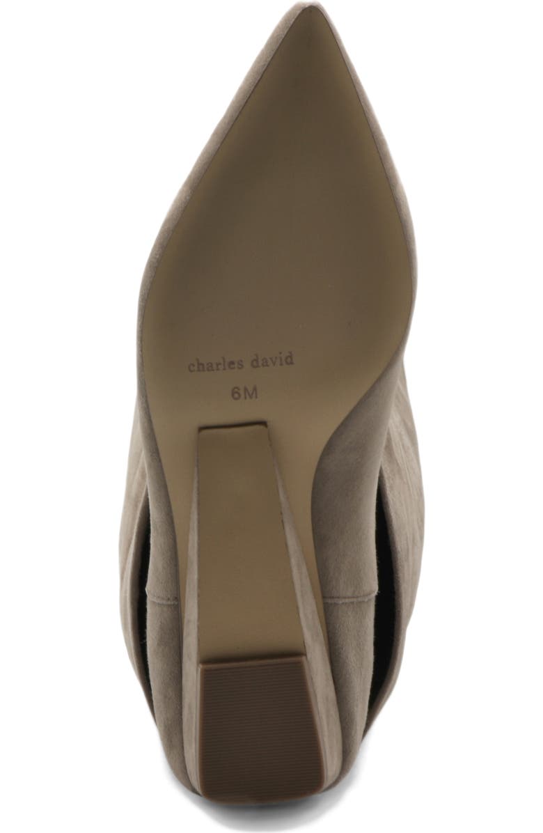 Charles by Charles David Perez Knee High Wedge Boot, Alternate, color, Truffle-Ks