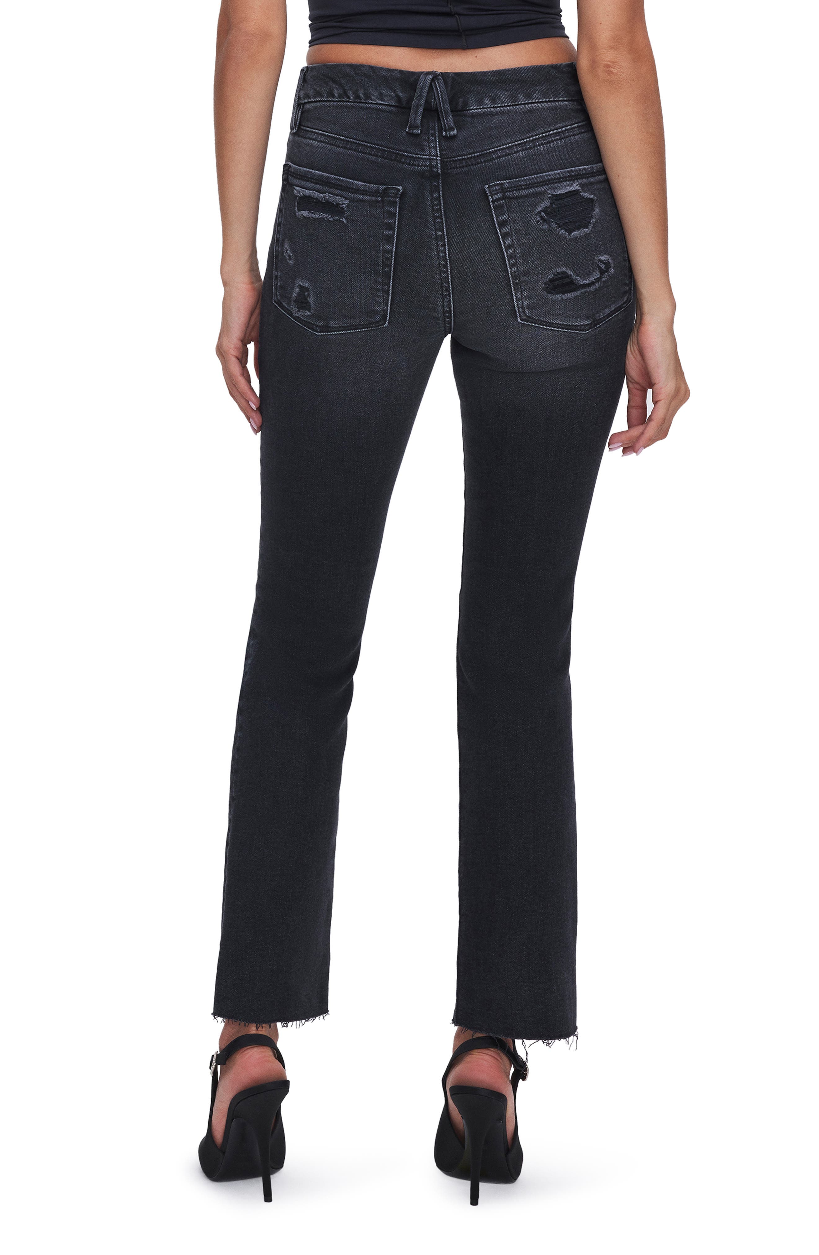 Good American Good Legs Straight Leg Jeans (Women) | Nordstromrack