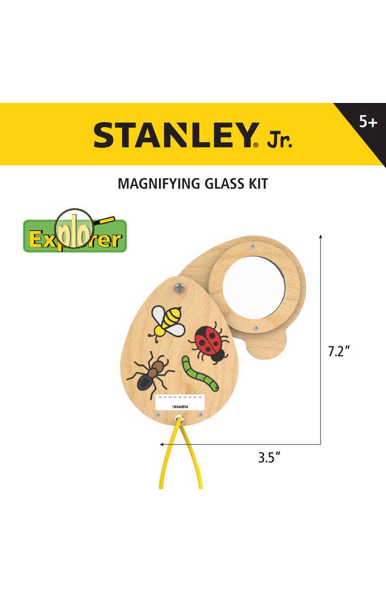Stanley Jr. Wood Magnifying Glass Kit, Alternate, color, Multi Color