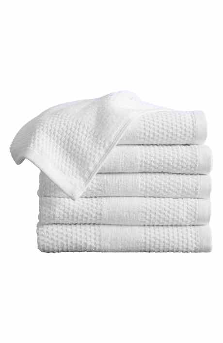 Woven & Weft Cotton Textured Weave 6-Piece Hand Towel Set