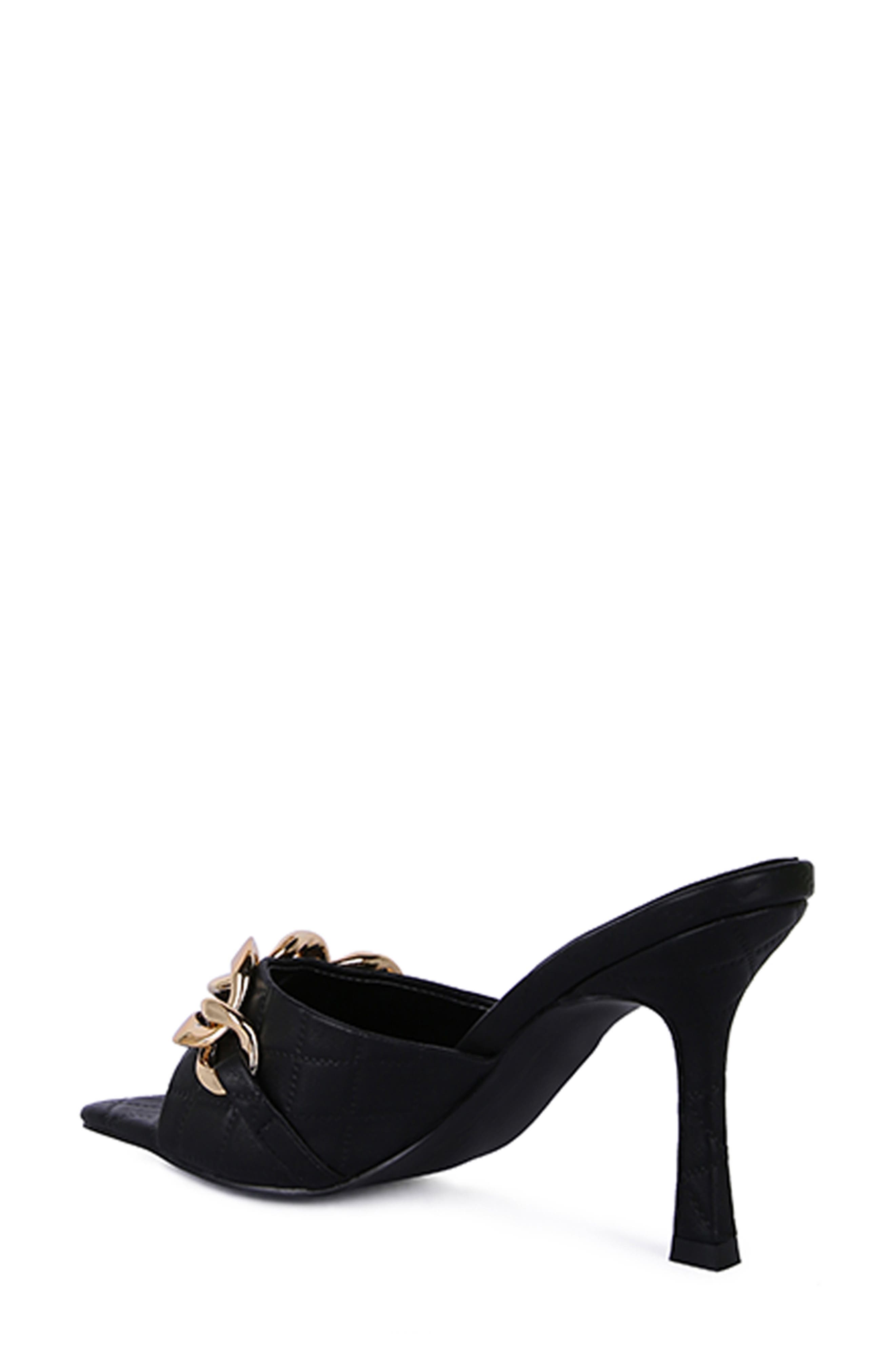 LONDON RAG Mermaid Quilted Chain Sandal, Alternate, color, 