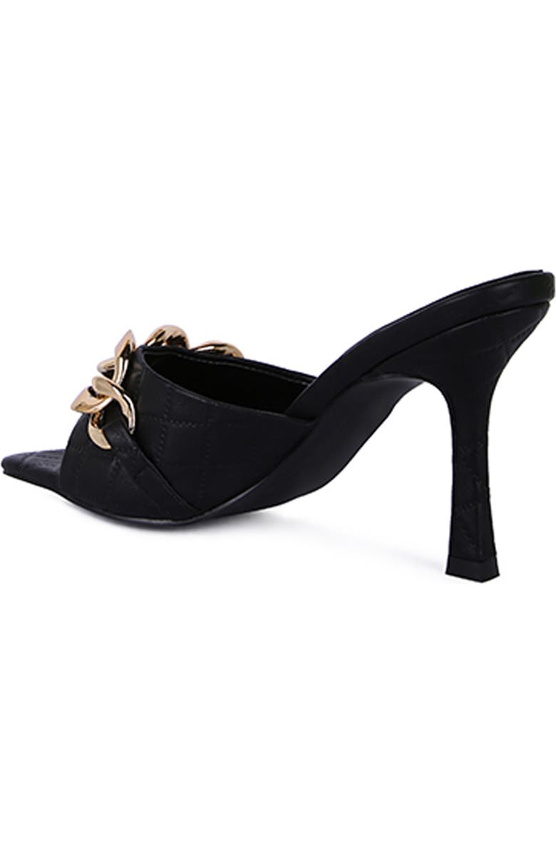 LONDON RAG Mermaid Quilted Chain Sandal, Alternate, color,