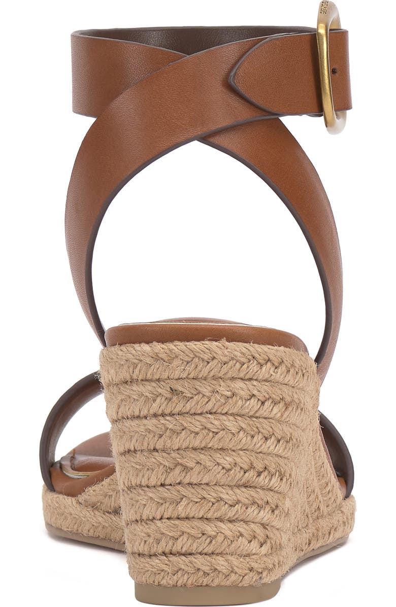 Vince Camuto Felia Wedge Sandal, Alternate, color, Mid Brown