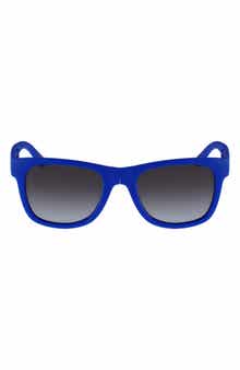 Lacoste 52mm Foldable Retro Frame Sunglasses