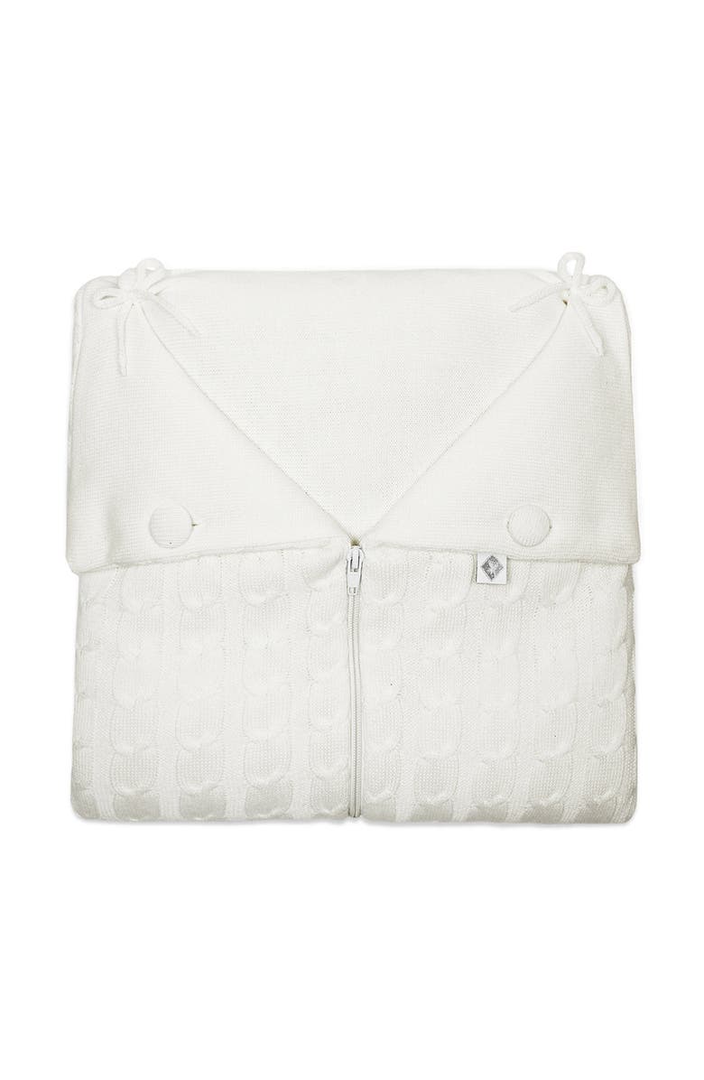 RIAN TRICOT Blanket Cocoon, Alternate, color, Off White