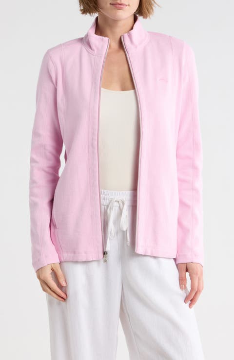 Brushed Rib Full Zip Sweatshirt