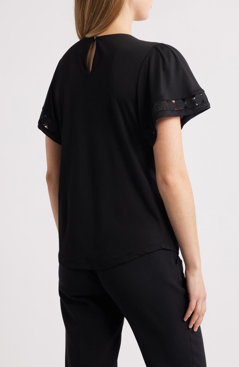 Anne Klein Harmony Pleated Neck Top, Alternate, color, 