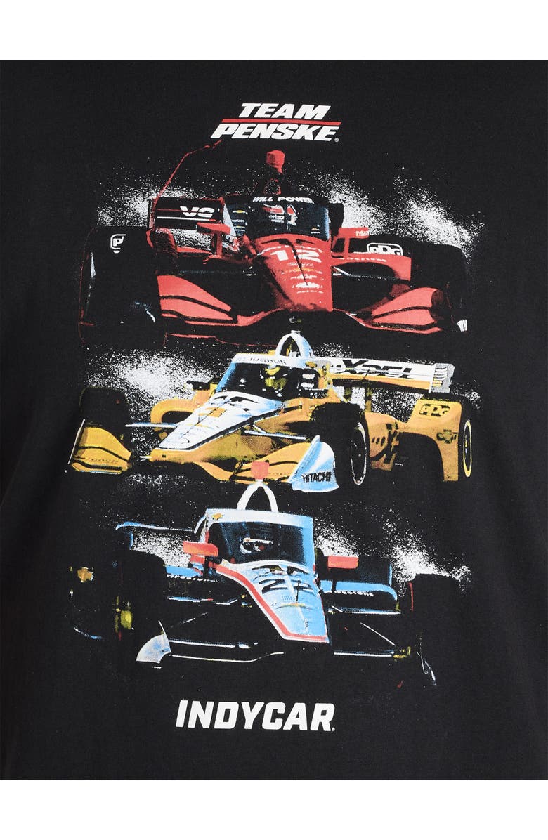 True Nation by DXL Big & Tall Indy Car Racing Graphic Tee, Alternate, color, Black