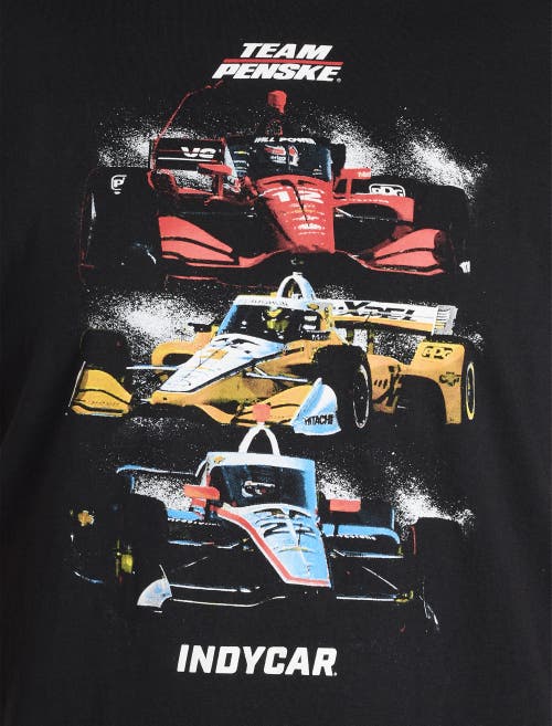 True Nation By Dxl Big & Tall Indy Car Racing Graphic Tee In Black