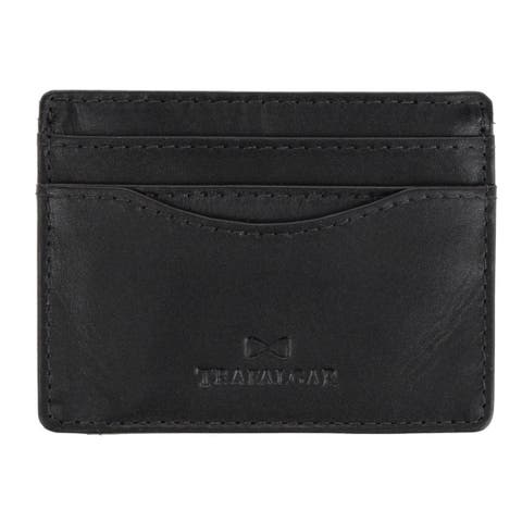 Orion Curved Side Slot Leather Card Case