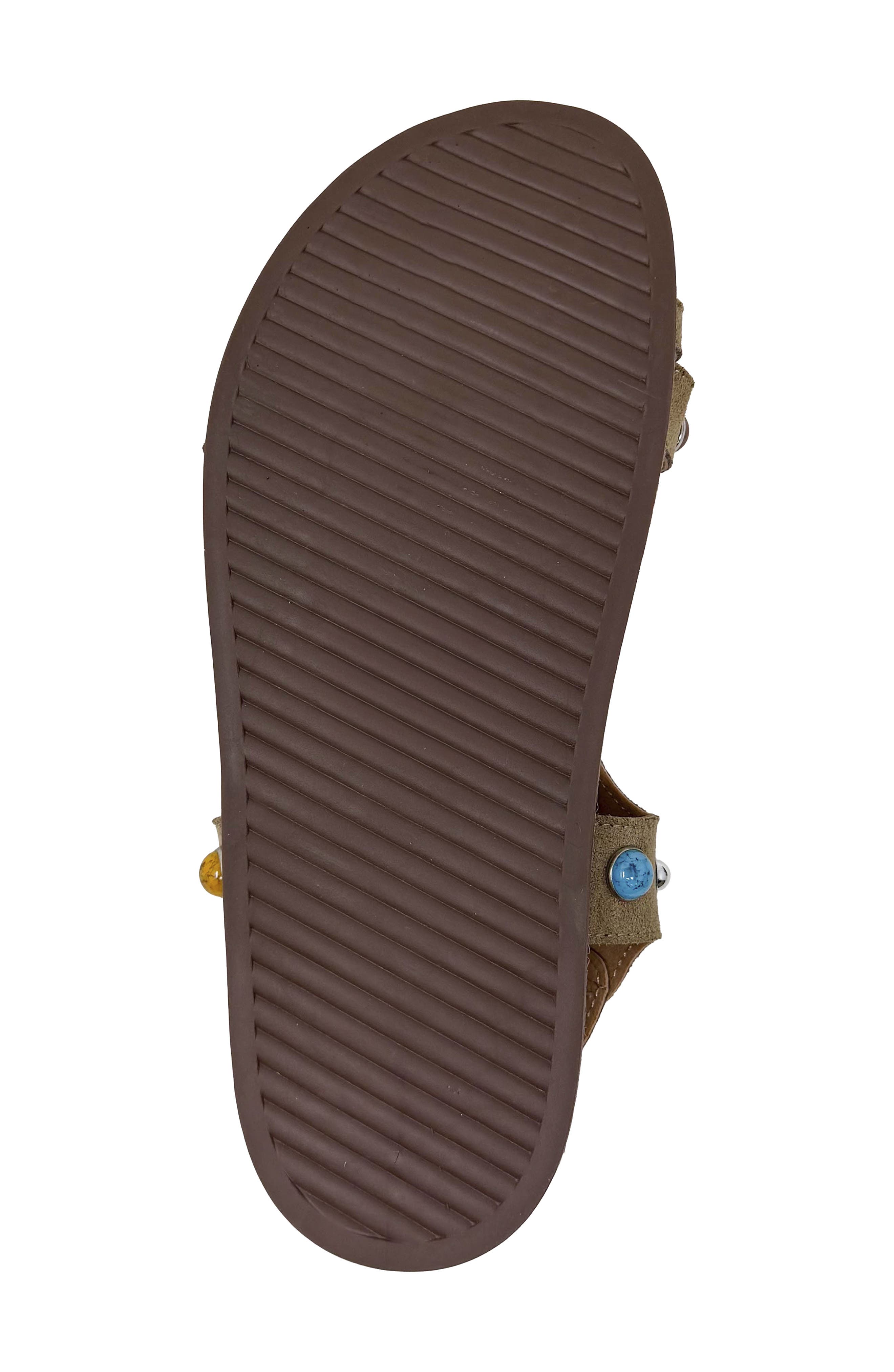 Becky Studded Sandal, Alternate, color, TAUPE