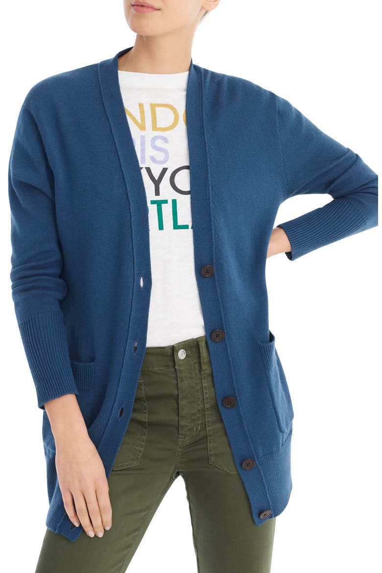 New Oversize Cardigan, Main, color, DEEP TWILIGHT