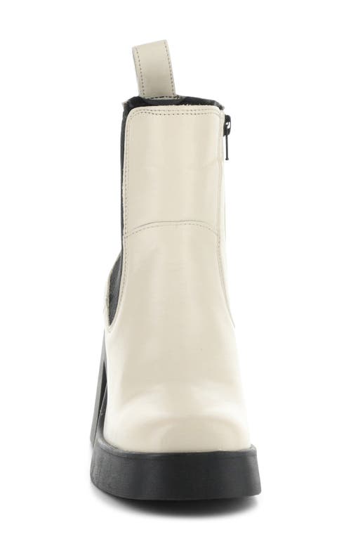 Bos. & Co. Veil Waterproof Platform Bootie In Neutral
