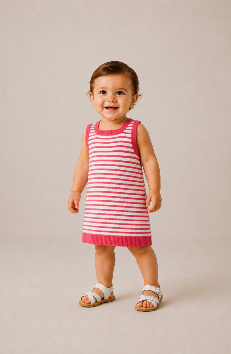 Habitual Kids Sleeveless Knit Dress & Bloomers Set, Alternate, color, Pink