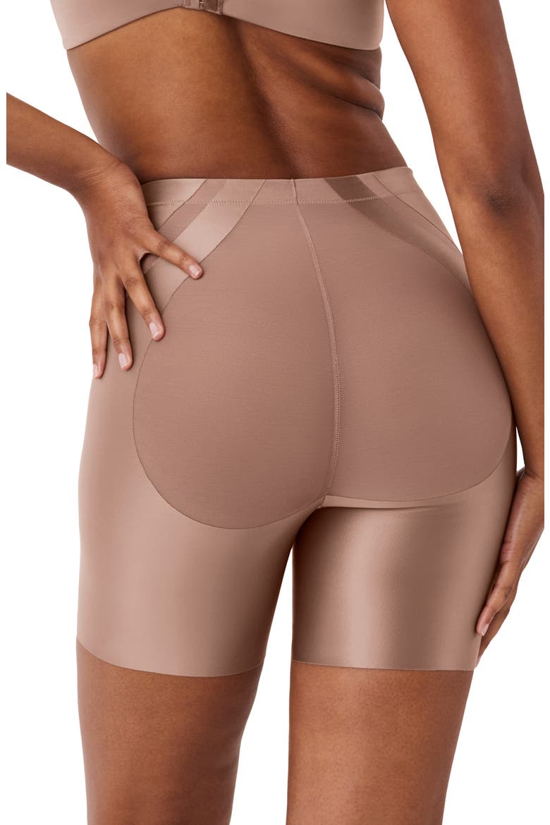 SPANXshape™ Booty-Lifting Mid-Thigh Short, Alternate, color, CAFE AU LAIT
