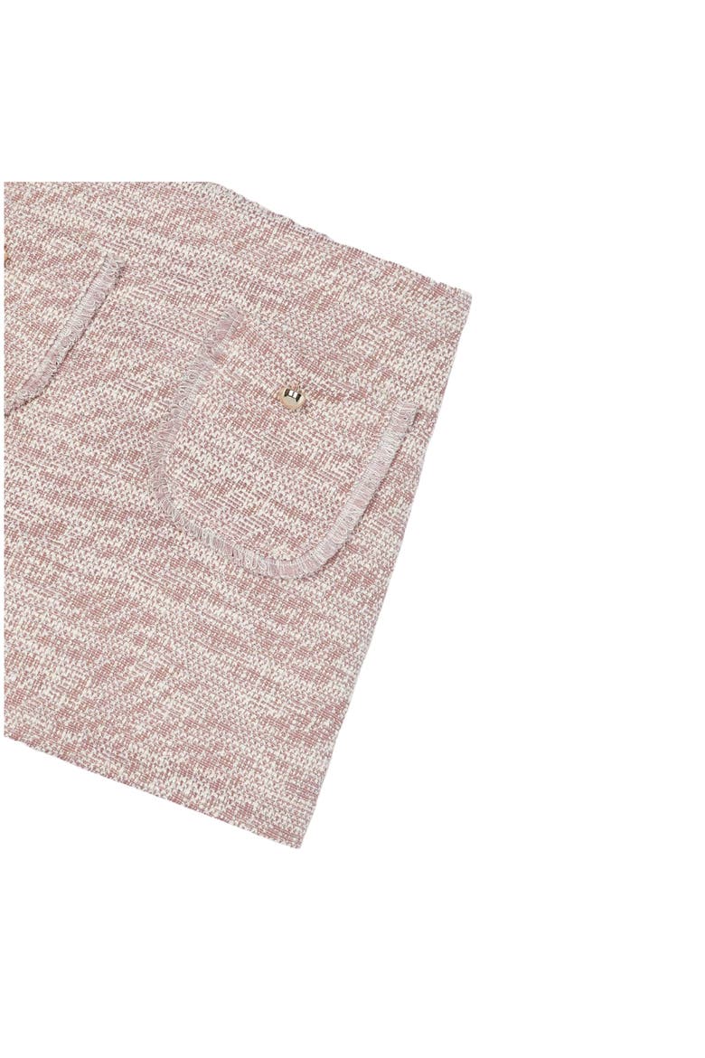 Tweed Skort, Alternate, color, Pink