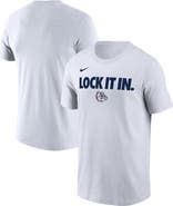 Nike Men's Nike  White Gonzaga Bulldogs 2026 On-Court Bench T-Shirt