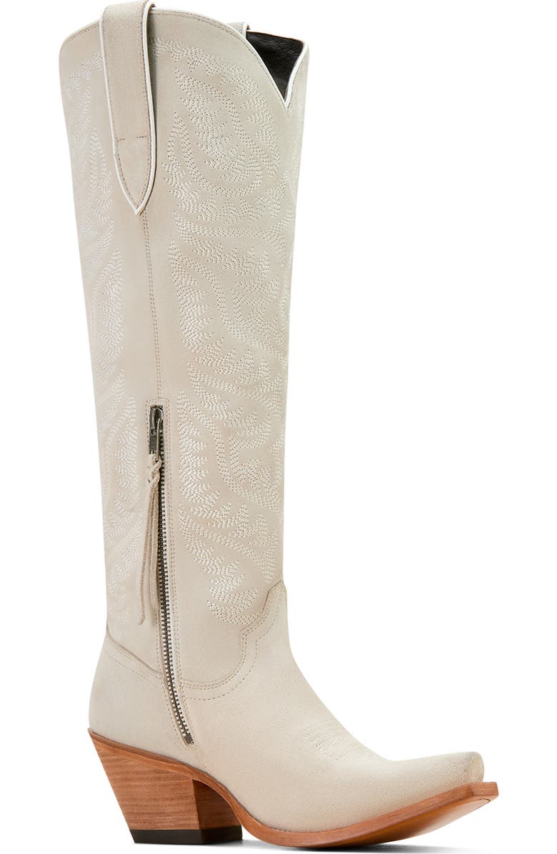 Ariat Laramie X Toe Stretch Western Boot, Main, color, White