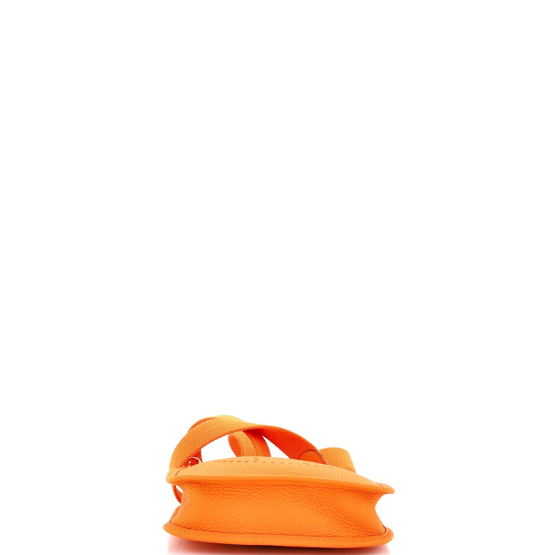 Pre-Owned Hermes Evelyne Bag Gen III Clemence TPM, Alternate, color, Orange H