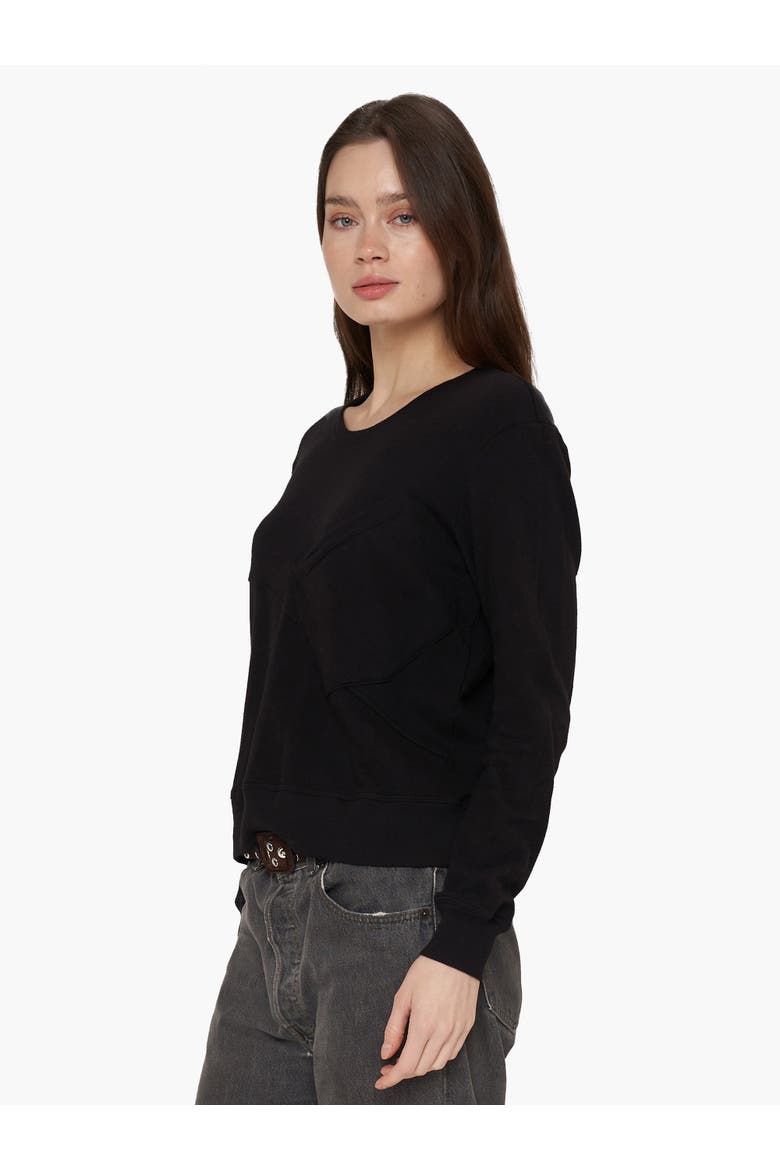 Seamed Pocket Sweatshirt, Alternate, color, WHITE