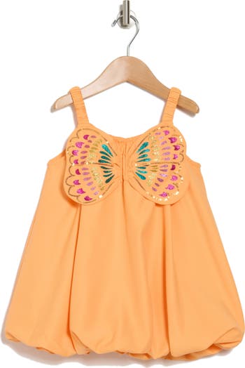 Kids' Faux Pearl Sleeveless Dress