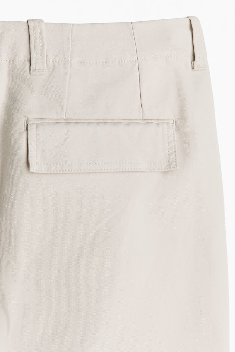 Loose-fit Barrel-leg Chinos, Alternate, color, Light beige
