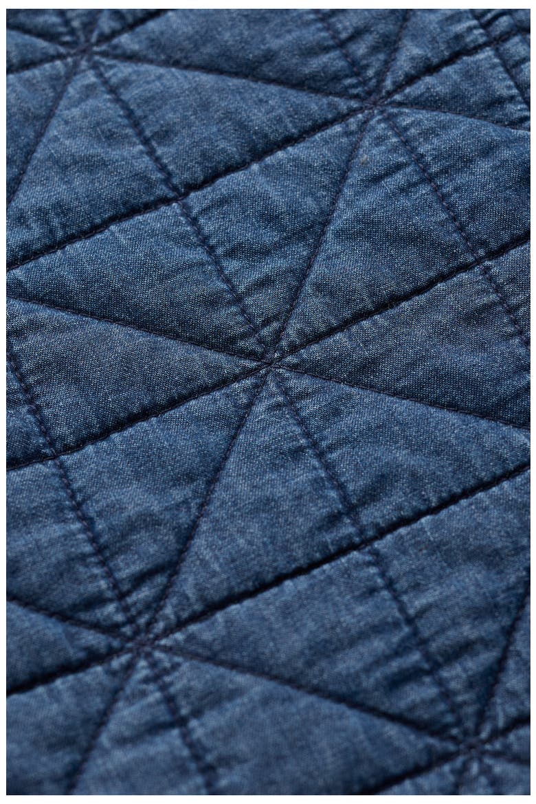 Incoming Tide Quilted Jacket, Alternate, color, MID WASH INDIGO
