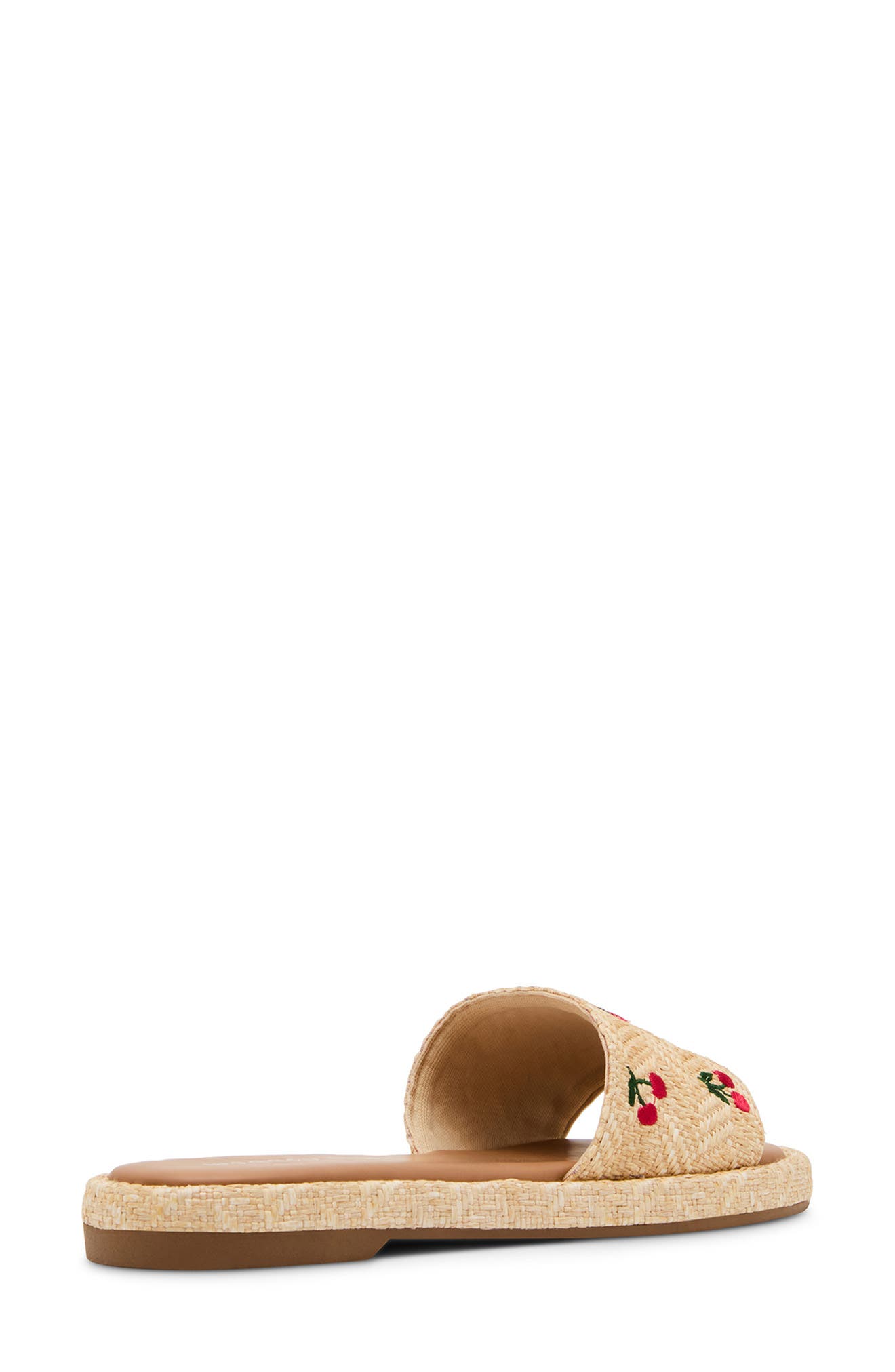 Madden Girl <p>Addie Embroidered Slide Sandal (Women)</p>, Alternate, color, Cherries