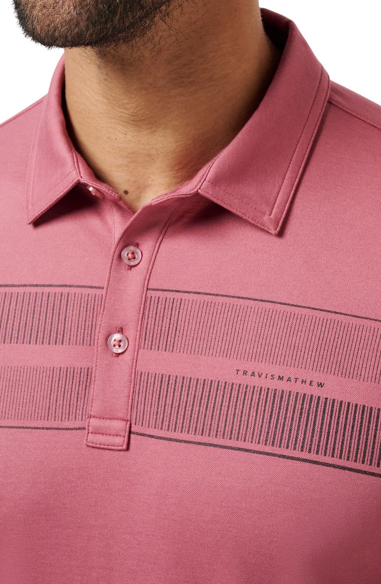 TravisMathew Family Trip Polo, Alternate, color, Roan Rouge