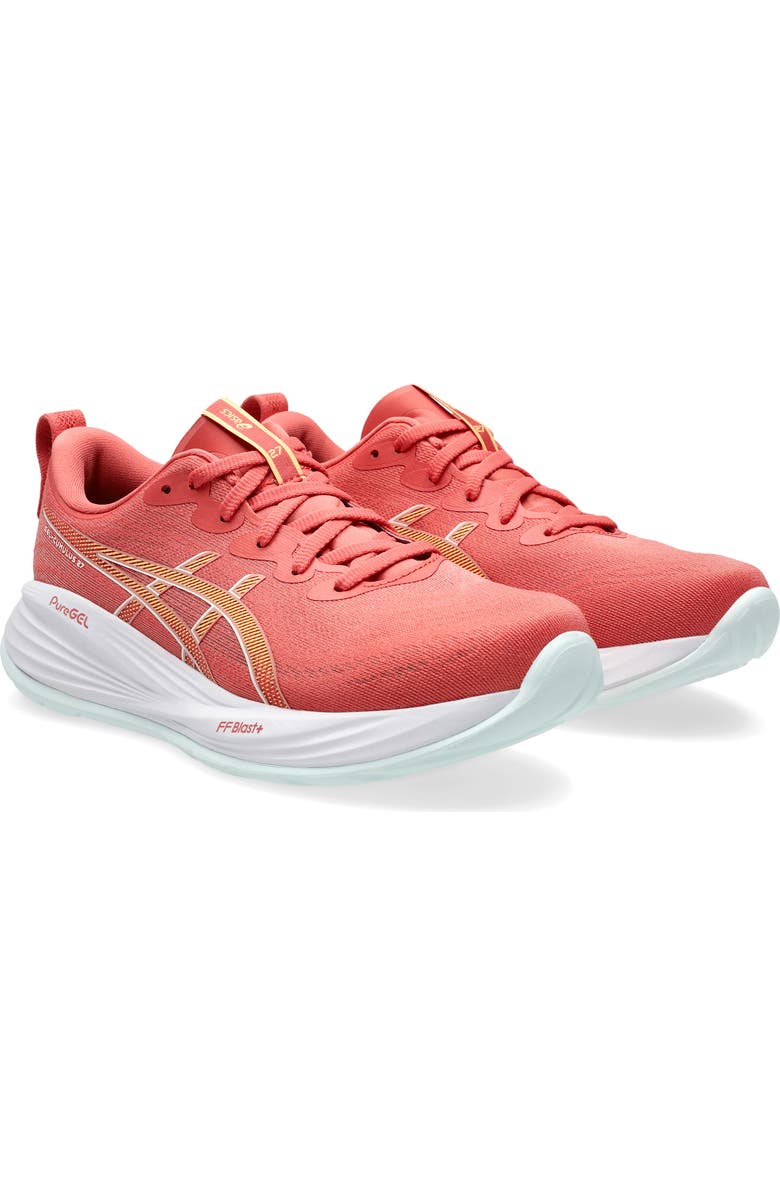 ASICS<sup>®</sup> GEL-CUMULUS<sup>®</sup> 27 Running Shoe, Main, color, Dark Pink Clay/ Cream