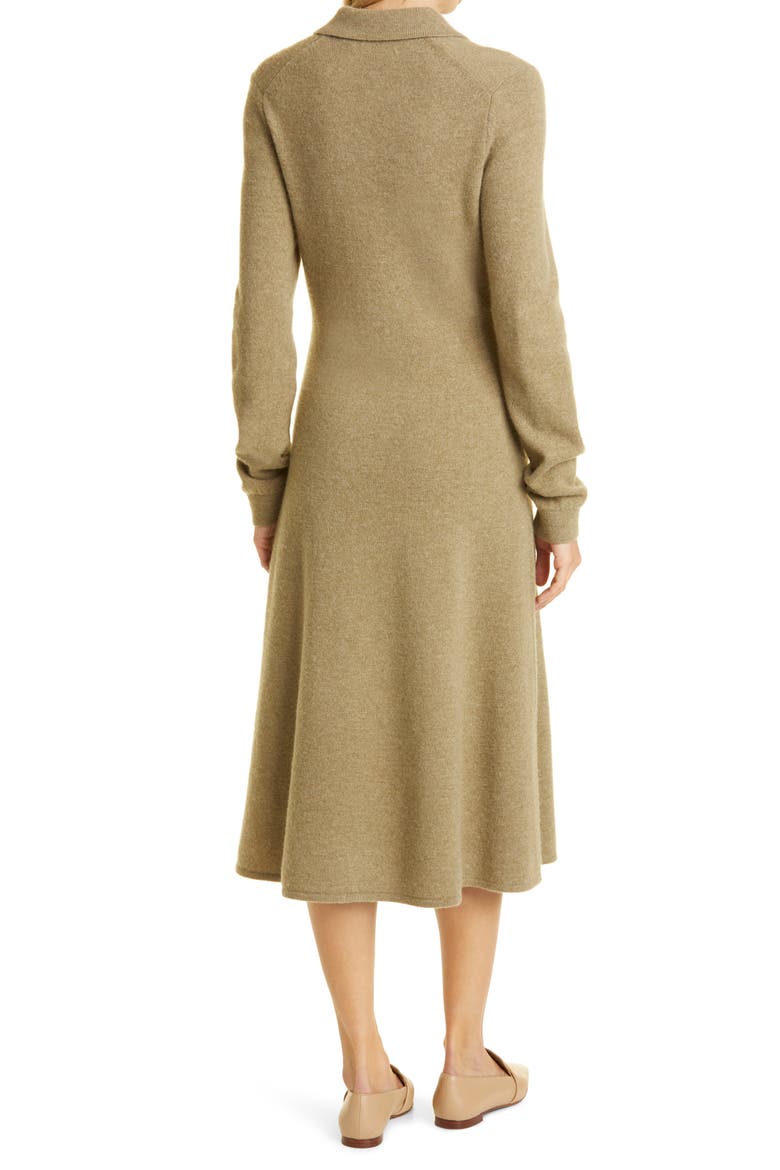 Amarita Long Sleeve Wool Sweater Dress, Alternate, color, COVERT GREEN