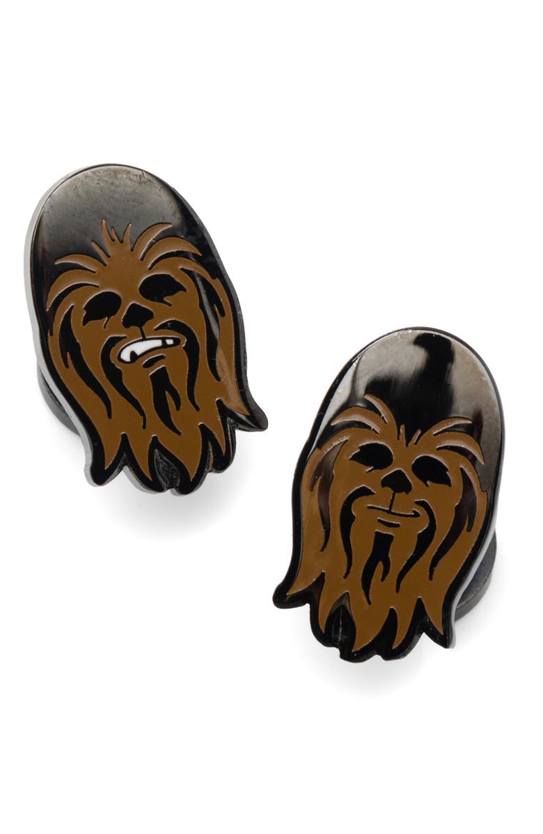 Cufflinks, Inc. Chewbacca Cuff Links, Alternate, color, Brown