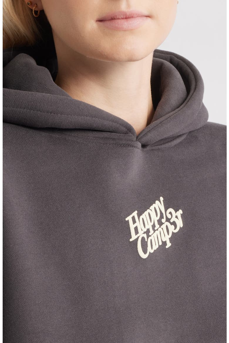 Puff Series Core Logo Cotton Blend Hoodie, Alternate, color, CHARCOAL GRAY