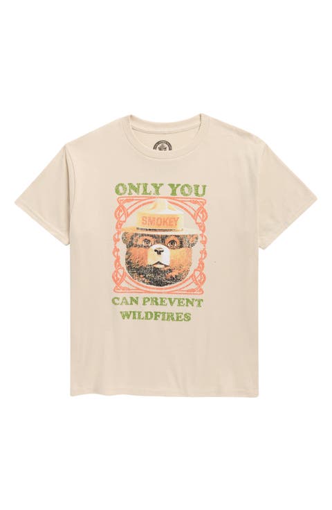 Kids' Smokey the Bear Cotton Graphic T-Shirt
