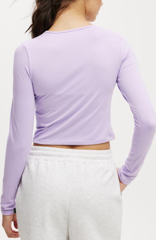COTTON ON BODY ACTIVE ULTRA SOFT FITTED LONG SLEEVE TOP