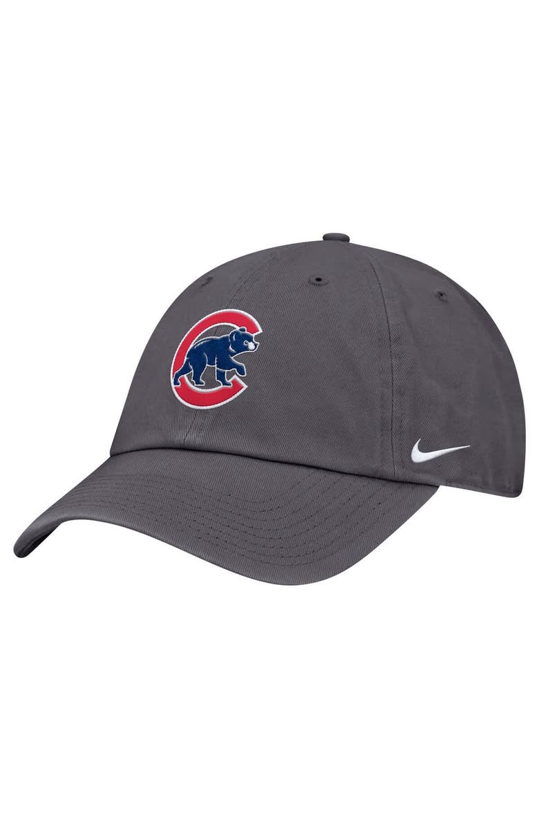 Nike Men's Nike Gray Chicago Cubs Club Adjustable Hat, Main, color,