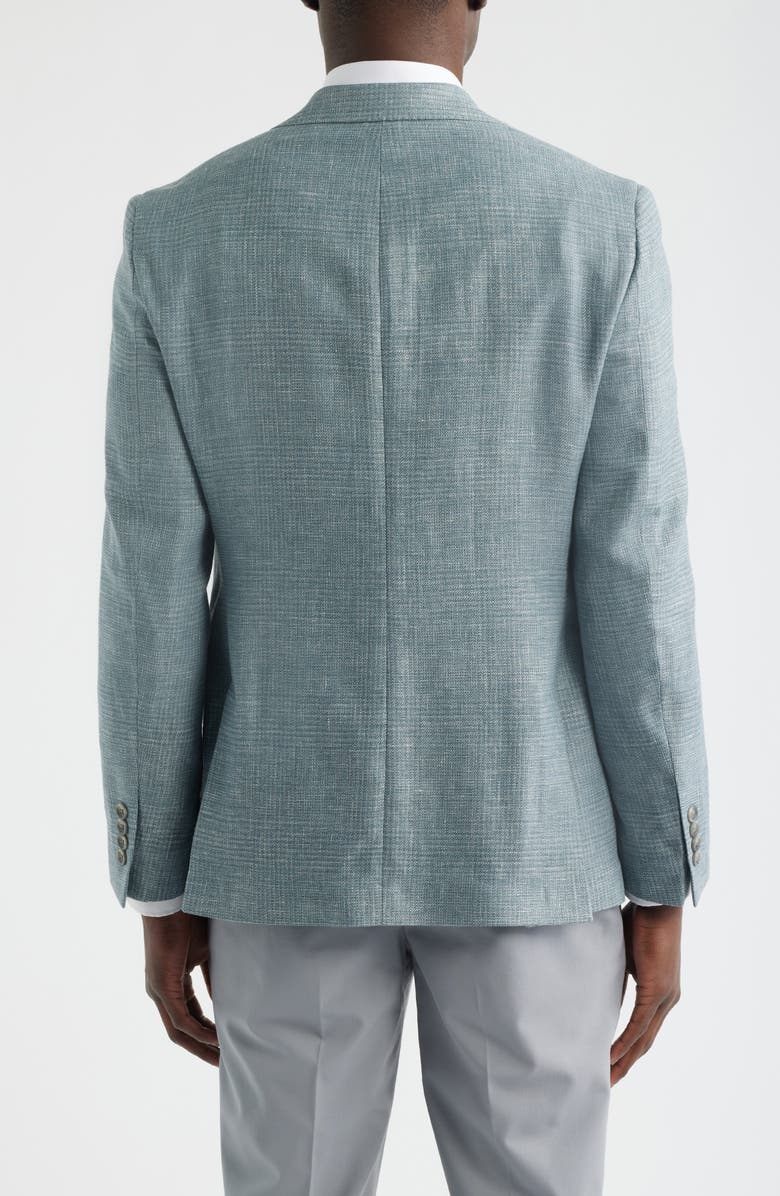 Vince Relaxed Fit Icon Stretch Linen, Wool & Silk Sport Coat, Alternate, color, Light Blue