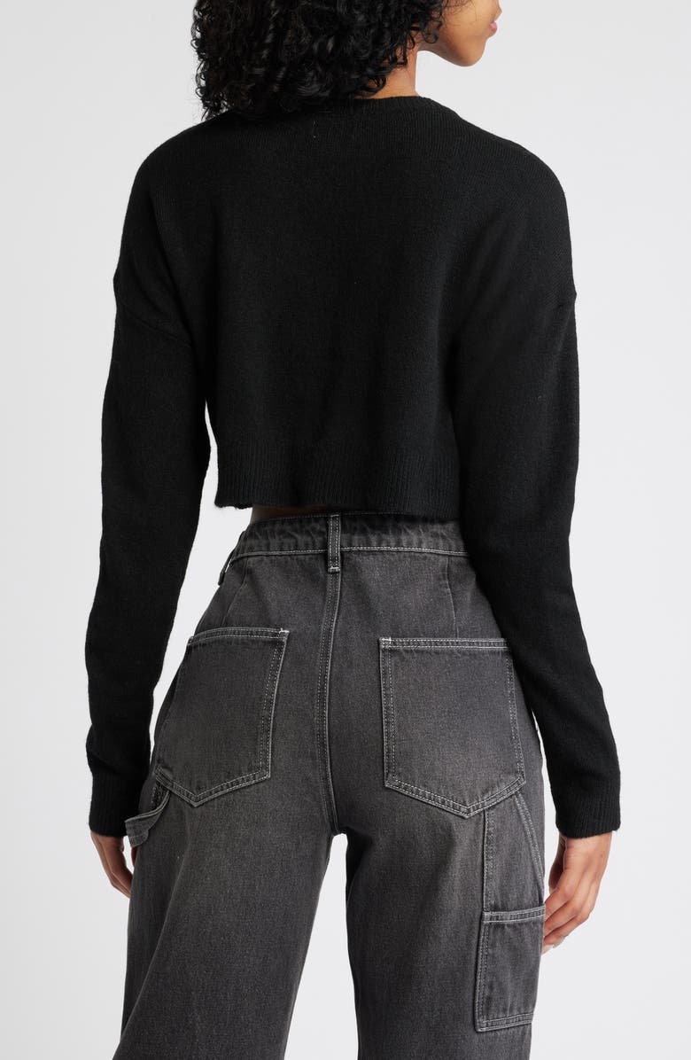 PacSun Iris Crewneck Crop Sweater, Alternate, color, 