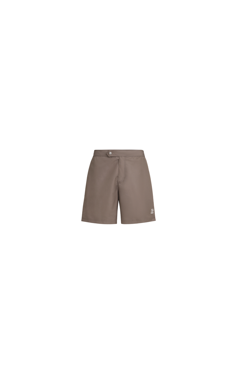 Brunello Cucinelli Nylon swim shorts, Main, color, Hazelnut