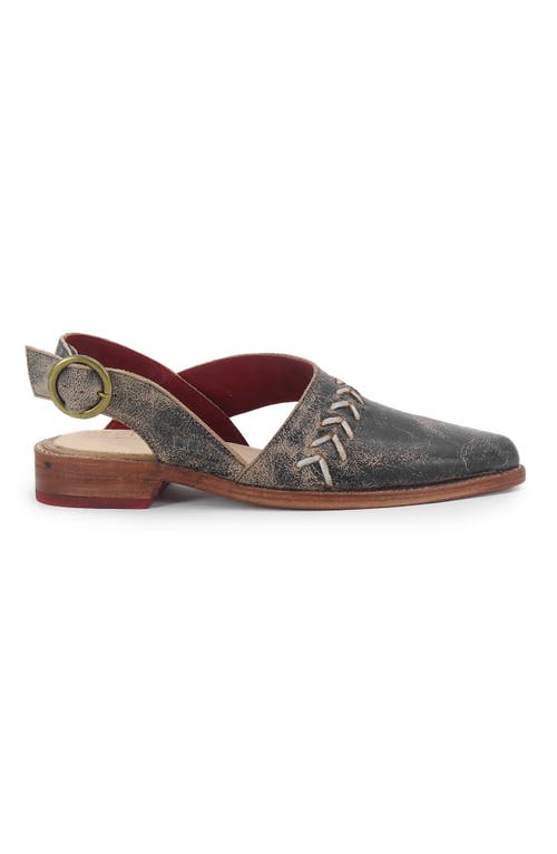 Bed Stu Join Pointed-toe Flat In Black