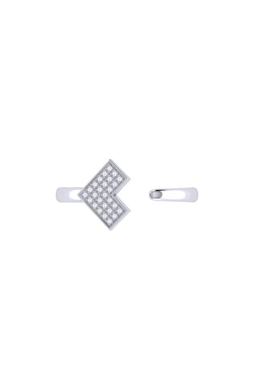 Luvmyjewelry Home One Way Open Ring In Metallic
