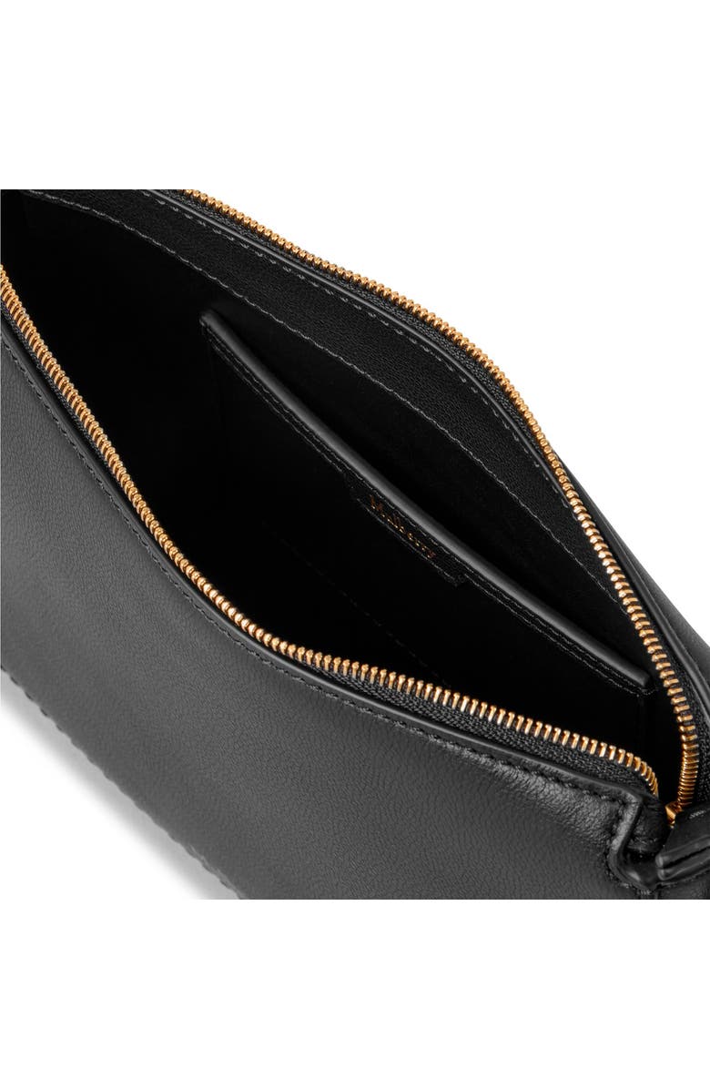 Mulberry Clovelly Leather Crossbody Bag, Alternate, color, Black